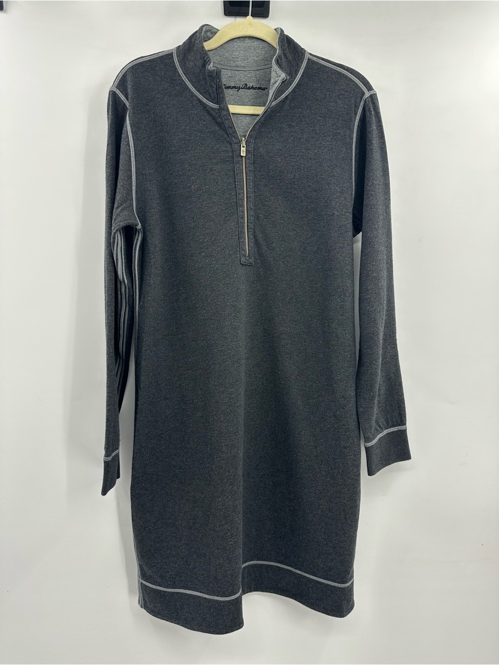 Tommy Bahama Reversible Quarter-Zip Sweater Dress